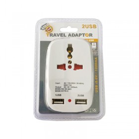 Travel Adaptor With Two Usb