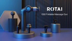روتاي G50 مسدس تدليك قابل للطي